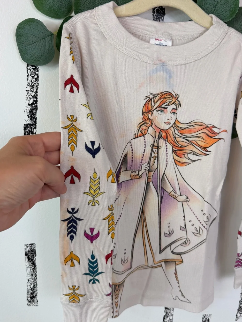Hanna Andersson Frozen ll Anna Pajama Set Size 4